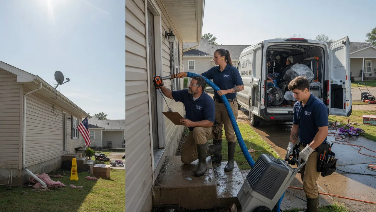 Ceiling Water Damage Restoration in Brookline, MO near me